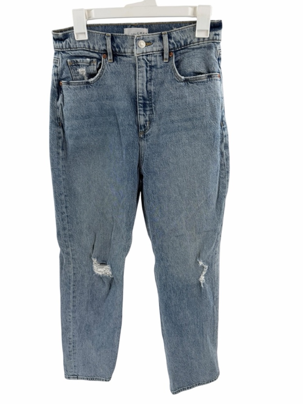 Loft The 90s Straight Distressed Jean Size 4/27